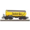 PIKO 54539 - Carro cisterna tipo Mbpz "Butan Gas" FS, livrea gialla con fascia verde - Epoca III - H0