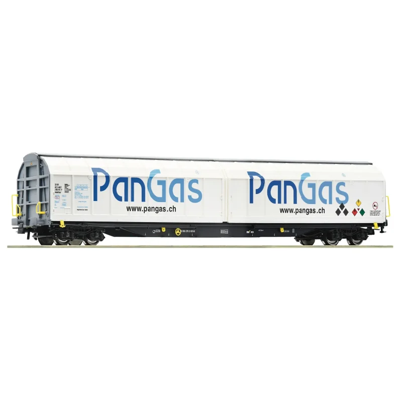 ROCO 76487 - Carro tipo Habbillns "PANGAS" AAE Cargo a pareti scorrevoli, Epoca VI - H0