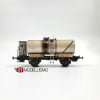 2TBS72AB - Set carri cisterna elaborati tipo Mp Ansaldo FS della società AGIP per trasporto nafta e benzina - Epoca II/III - H0